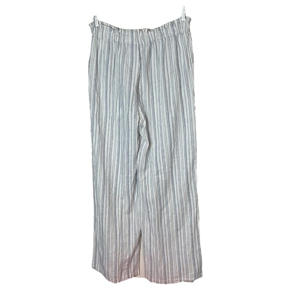 NWT Thread & Supply linen blend striped drawstring pants - Picture 2 of 7